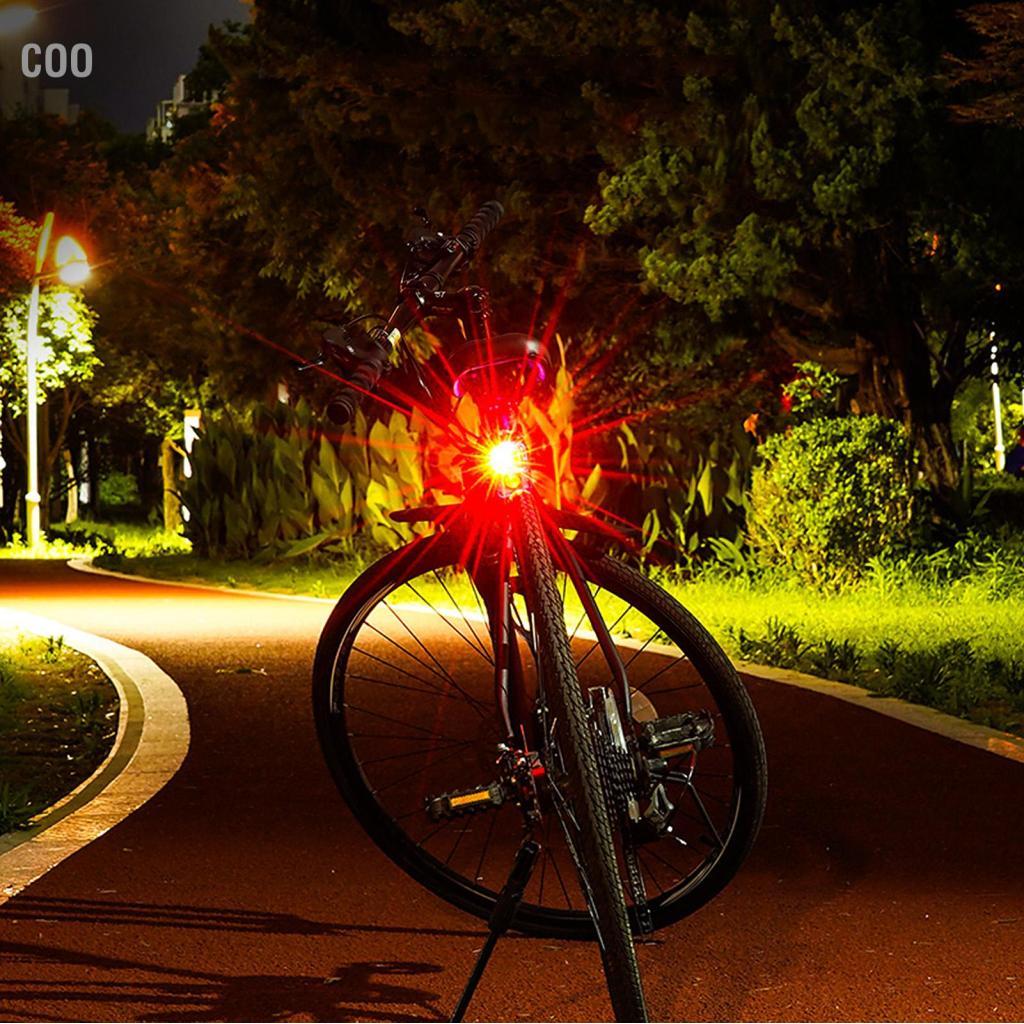Coo Coo Bike Tail Light LED Xe đạp Chu kỳ phía sau Cảnh báo đèn hậu ban đêm an toàn