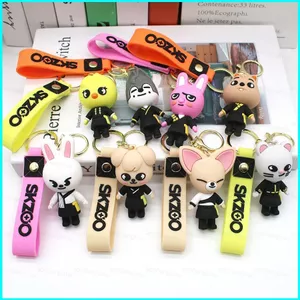 HK1 Đi Lạc Trẻ Em SKZOO Búp Bê Móc Khóa Quà Tặng Cho Bé Gái Túi Trẻ Em Mặt Dây Chuyền Leeknow Hyunjin HAN FELIX SEUNGMIN CHANGBIN TRONG KH1