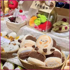 YT4 Mô Phỏng Thực Phẩm Sang Trọng Búp Bê Rau Củ Đồ Chơi Nhồi Bông Móc Khóa Mặt Dây Chuyền Cho Trẻ Em Bộ Sưu Tập Quà Tặng