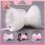 MYPANDA Mèo Cáo Tai Kẹp Tóc Lông Tơ Sang Trọng Cosplay Kẹp Barrette Trang Phục Dự Tiệc Phụ Kiện.