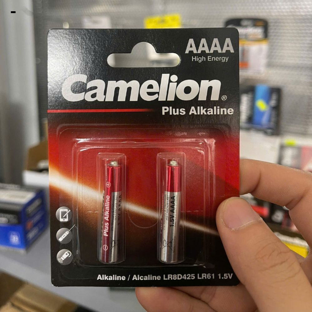 Bộ 2 pin AAAA Camelion 1.5V Alkaline LR8D425 tối ưu cho bút cảm ứng, remote cửa điện.