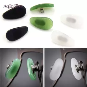 AqToCna 1 Cặp Miếng Lót Mũi Ngọc Chống Trơn Trượt Sti Trên Miếng Lót Mũi Cho Kính Mắt Kính AqToCna