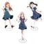 HT3 Trẻ Nữ Không Chơi Trò Chơi Chiến Đấu Đĩa Đứng Acrylic Đứng Ký Anime Để Bàn Trang Trí TH3