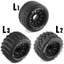 2 Chiếc Lốp Chân Lớn Bánh Xe 12 Mm 14 Mm Hub Lục Giác Cho 1 / 10 RC Buggy Monster Truck Xe HPI HSP Traxxas Đua Xe Ô Tô Nâng Cấp Phụ Kiện