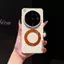 Ốp Lưng Cho OPPO Find X9 Siêu Kim Loại Nút Sạc Không Dây 360 ° Giá đỡ hợp kim xoay Tăng chiều cao máy ảnh Vỏ điện thoại chống rơi
