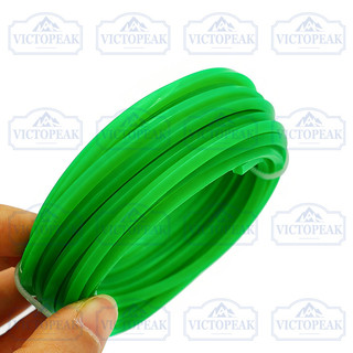 Dây tông đơ Nylon vuông màu xanh lá cây 3.0mm * 5m Tali Rumput Mesin Potong Rumput