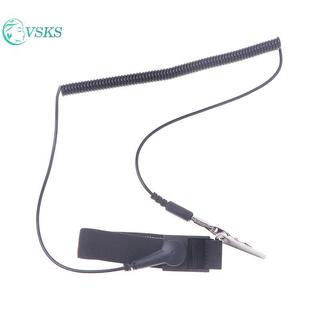 Chenlongshang Vòng Tay Kim Loại Chống Tĩnh Điện Có Thể Điều Chỉnh Cáp Xả Dây Đeo Tay Dây Nối Đất Tay Dây Không Dây Kẹp EN