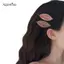 AqToCna 5 Chiếc Thanh Lịch Gradient Giả Lá Kẹp Tóc Thực Tế Thêu Lá Kẹp Tóc Thời Trang Phụ Kiện Tóc Cho Nữ Bé Gái AqToCna