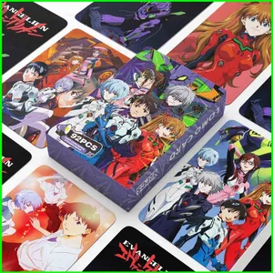 HT3 92 Cái / bộ EVA Ayanami Rei LOMO Thẻ Dán Ikari Shinji Bưu Thiếp Bộ Sưu Tập Anime Ngoại Vi TH3