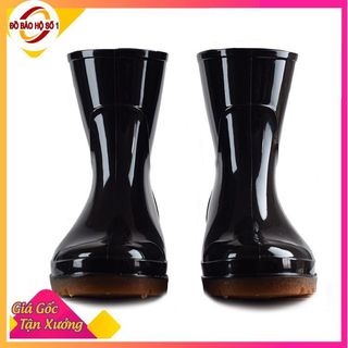 [2 LỚP] Ủng lội nước ngắn đế kếp size 37-45 Aulyshop, ủng lao động, ủng làm vườn