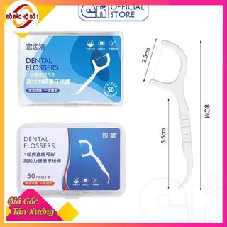 ( COMBO 6 HỘP - 300 CÁI ) Chiếc Tăm Chỉ Nha Khoa Dental Flossers, Tăm Chỉ Nha Khoa Sợi Chỉ Mảnh, Siêu Dai yoyostore