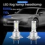 2X H7 Đèn Pha LED 6000K Siêu Trắng 110W 8000LM Bộ Đèn Pha Sương Mù Bóng Đèn Bộ Chùm Thấp Cao