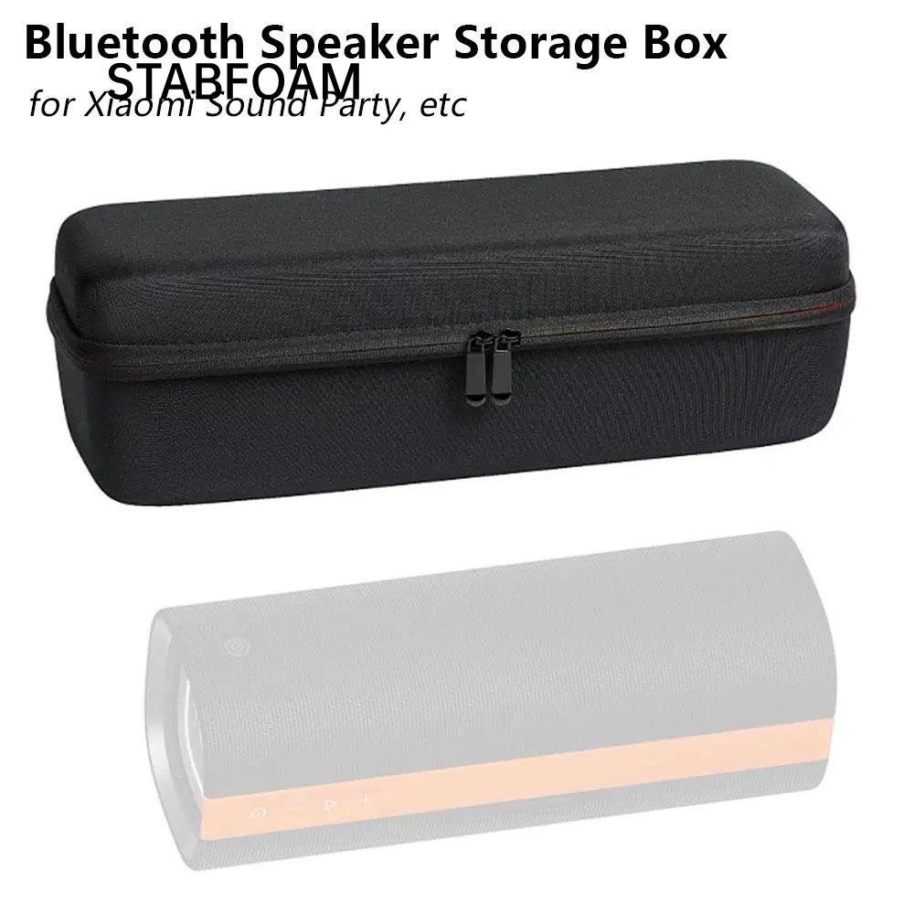 STABFOAM 1 Hộp Bảo Quản Loa Bluetooth, Có Tay Cầm Du Lịch EVA, Túi Bảo Vệ Cứng Di Động Bền Đẹp Cho Tiệc Âm Thanh