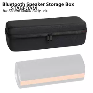 STABFOAM 1 Hộp Bảo Quản Loa Bluetooth, Có Tay Cầm Du Lịch EVA, Túi Bảo Vệ Cứng Di Động Bền Đẹp Cho Tiệc Âm Thanh