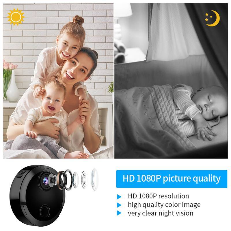 [Keepcheer] Camera an ninh Mini 1080P HD Wifi Tầm nhìn ban đêm Màn hình giám sát gia đình mới
