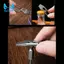 Móc khóa đa chức năng Thanh Pry Bar Hợp kim titan Crowbar Công cụ phân phối mở di động Dụng cụ mở nắp chai