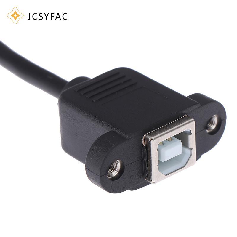 Cáp nối dài máy in JCSYFAC USB 2.0 Type B từ đực sang loại B có bảng điều khiển gắn mới