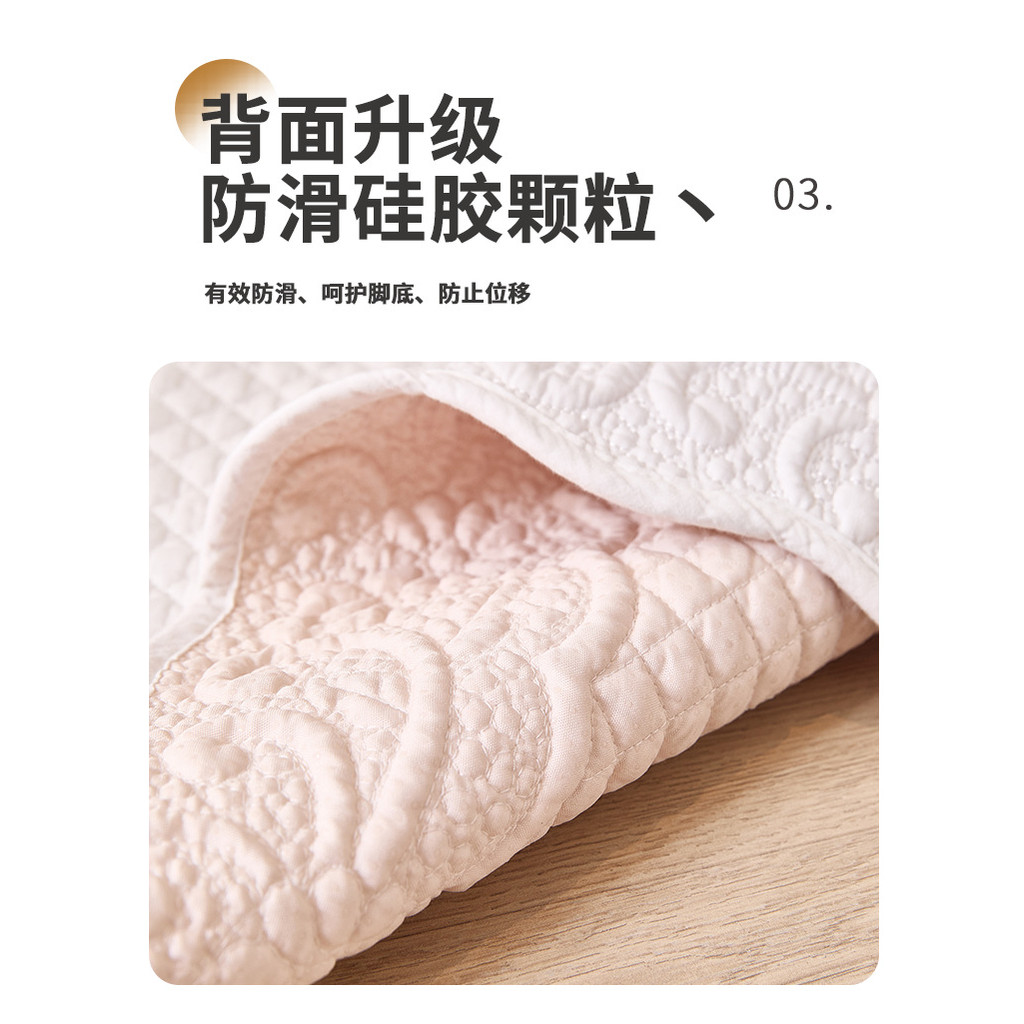 Cotton Nguyên Chất Chăn Sàn Thảm Phòng Tắm Cửa Phòng Tắm Thấm Hút Khăn Sàn Chống Trơn Trượt Chân Thảm Vệ Sinh Nhập Cửa Thảm