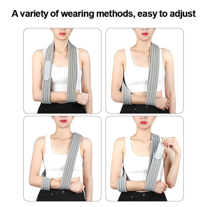 HFSHY 1 Có Thể Điều Chỉnh Cánh Tay Sling Gãy Phục Hồi Tai Trước Thoáng Khí Cố Định Sling Hỗ Trợ Vai Nẹp Hỗ Trợ Cho Bệnh Nhân VN
