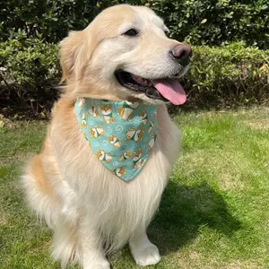 Chó Nước Bọt Mèo Samoyed Samo Shiba Inu Chó Phong Cách Mới Cho Chó Khăn Hoạt Hình Chó Khăn Hình Tam Giác