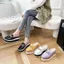 35-43 Size Size Lớn Giày Nữ 41 Baotou Siêu Nóng Lười Nửa Dép Nữ Mặc Ngoài Thời Trang Giày Sandal Đế Dày Cao Gót 4