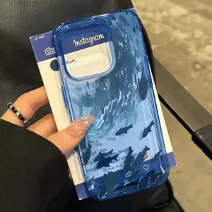 Cá biển sâu phù hợp iPhone 16pro trường hợp điện thoại 1514trường hợp mềm 11 trong suốt