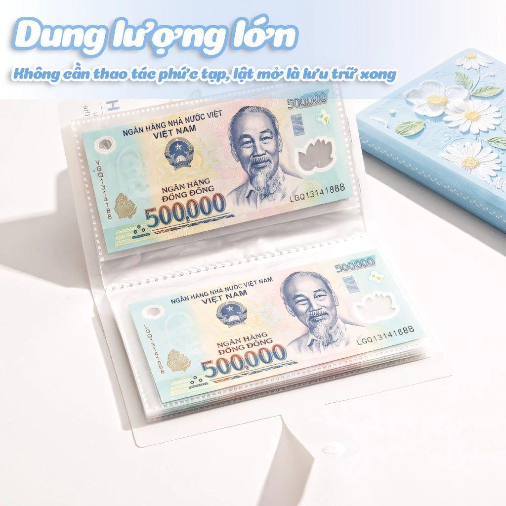 [Giao hàng từ Việt Nam] Thử thách tiết kiệm chất kết dính Mini NORDICLIFE, Tranh sơn dầu tái sử dụng 100 phong bì Thử thách tiết kiệm tiền, Tiết kiệm tiền không thấm nước Sách thử thách dành cho cặp đôi