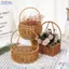 Giỏ đựng đồ nhà bếp DAYBREAK, Giỏ treo tường Willow Mây, Giỏ dệt sắp xếp hoa sáng tạo Nhà bếp