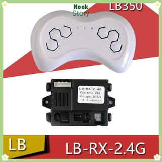 [Giao hàng từ Việt Nam] Đầu thu NOOKSTORY LB-RX-2.4G, Điều khiển từ xa LB350-2.4G 6V / 12V, Bo mạch chủ điều khiển phụ kiện RC xe điện cho trẻ em