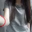 Phong cách Hàn Quốc mùa hè giảm tuổi dáng ôm hơn Vai trước phù hợp với mọi phong cách ngọt ngào Chấm bi Gạc tay ngắn T
