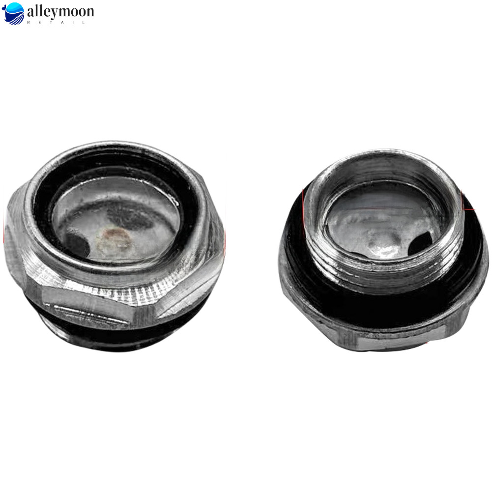 Đồng hồ đo mực dầu đường kính 20mm cho máy nén khí với cấu trúc kim loại chắc chắn