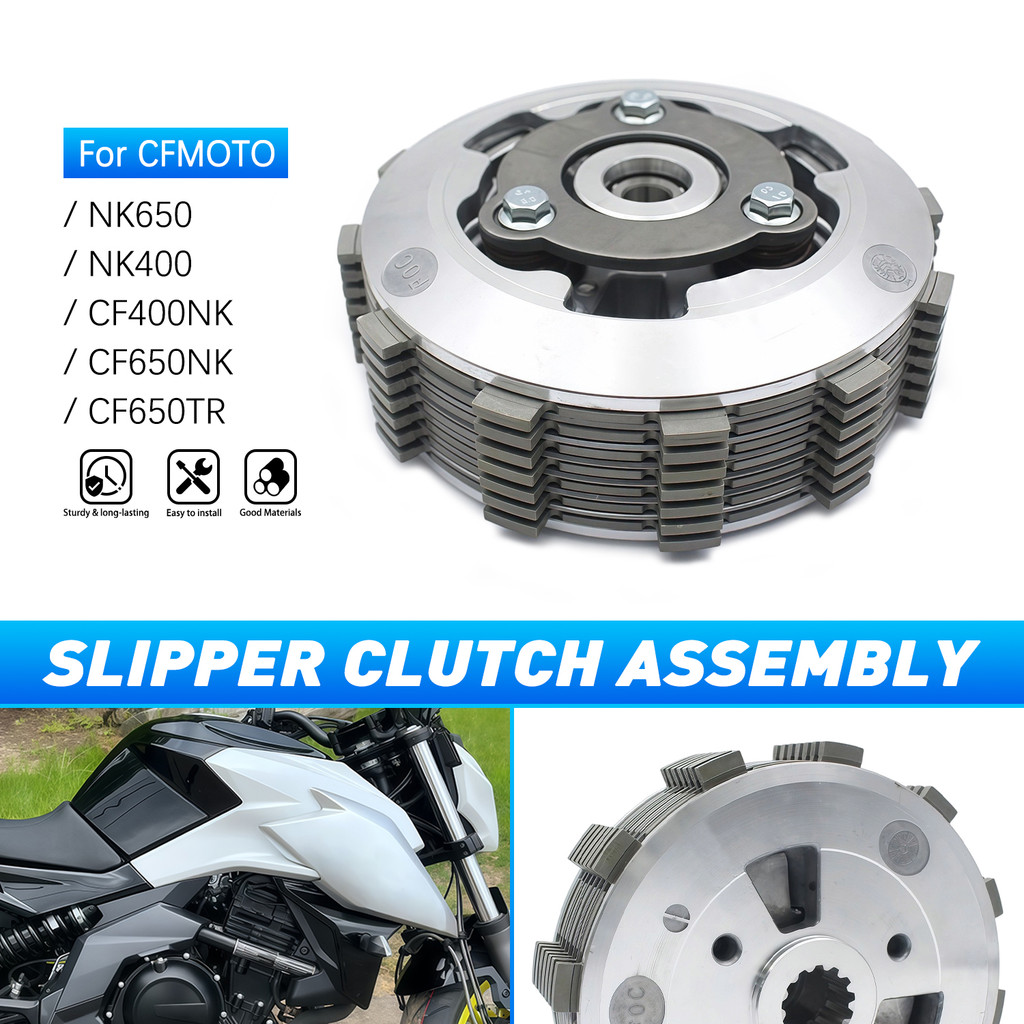 Cho CFMOTO NK650 NK400 CF400NK CF650NK CF650TR Không Dép Sửa Đổi Để Dép Trượt Ly Hợp Hội 7 Chiếc Tấm Ma Sát