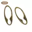 2 Chiếc Antqiued Đồng Chìa Khóa Chụp Lò Xo Kẹp Trên Móc Carabiner Cắm Trại