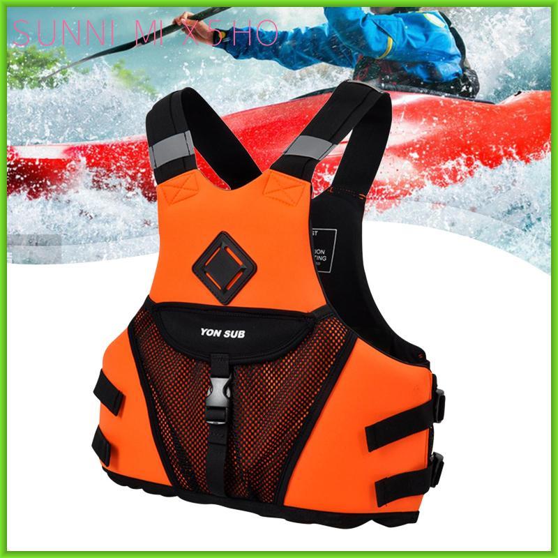 Áo phao cho người lớn Áo khoác an toàn phản quang có lưới bỏ túi Công viên nước chèo thuyền Kayak Phụ kiện