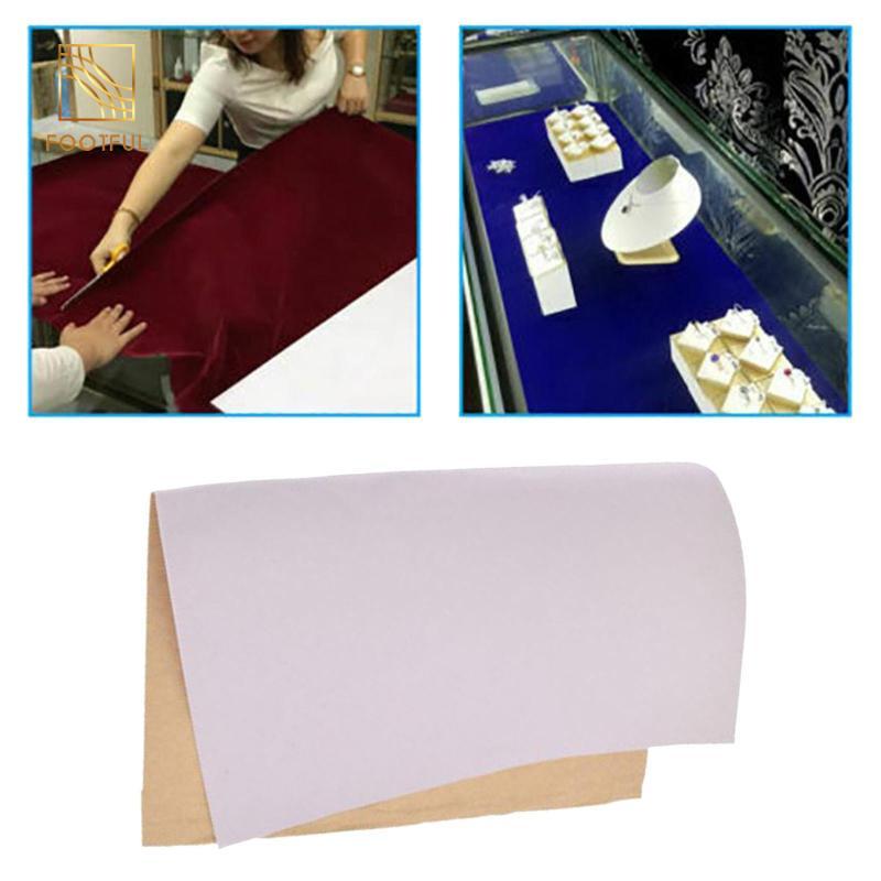 Tấm lót tự dính nhung vải không dệt cho trang sức, phù hợp để trang trí ngăn kéo