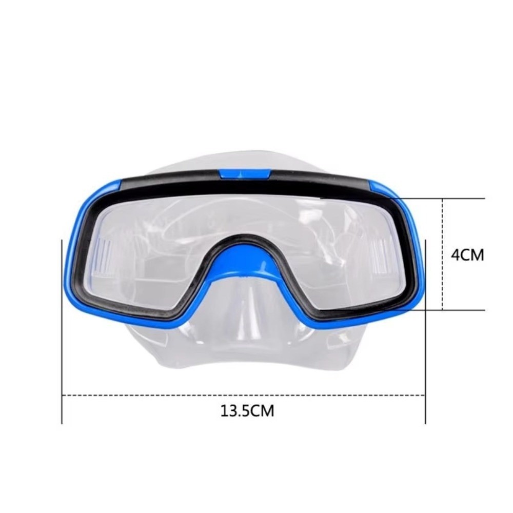 Bộ lặn trẻ em OUSXA, Kính bơi chống sương mù có thể điều chỉnh, Bộ vây ống thở PVC dễ sử dụng cho bé trai bé gái