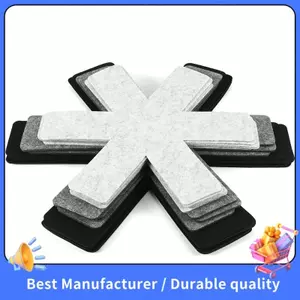 Bộ 18 miếng bảo vệ nồi và chảo, Bộ 18 miếng bảo vệ chảo để xếp chồng, miếng chia nồi, 3 kích cỡ và màu sắc khác nhau