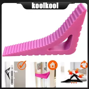 Kool Mềm Chặn Cửa Sáng Tạo Hình Tam Giác Chặn Cửa Chống Sốc Thấm Hút Khối Nêm Doorstop Bảo Vệ Nhà Acces