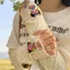 Tay áo chống nắng nữ PYCOU, Tay áo đi xe đạp bằng lụa băng chống tia cực tím, Tay áo băng đa năng in hình hoạt hình rộng dễ thương mùa hè ngoài trời
