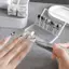 MAKY 20 / 24 Lỗ Mũi Khoan Móng Tay Hộp Bảo Quản Móng Tay Mài Đầu Đứng Hiển Thị Sữa Rửa Mặt Cắt Chống Bụi Dụng Cụ Làm Móng Tay VN