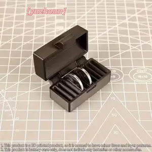 Giá đỡ CR2032 10 lỗ có 10 ngăn kéo - Hộp lưu trữ di động cho pin nhỏ, ngăn ngừa mất mát