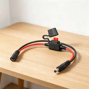 Dây nối dài nguồn lõi đồng dày Yoo 14AWG với cầu chì an toàn 10A Nhanh chóng ngắt kết nối dây nịt