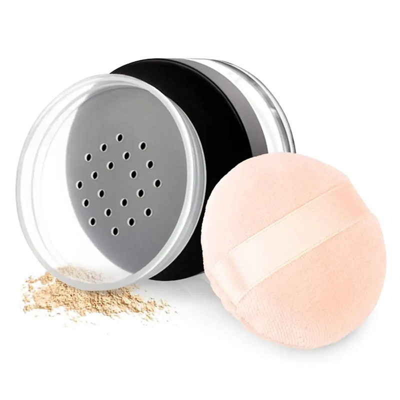 【Roshy】hộp phấn phủ dạng bông xốp Hộp đựng phấn phủ dạng bột hộp đựng phấn phủ mật ong di động.