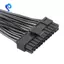 Cáp chia ATX 24 Pin Cáp cấp nguồn ATX 24 Pin Nam 1 đến3 Cổng PSU Nữ Cáp chia nguồn cho máy tính LAPtop