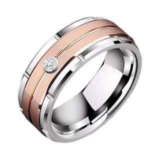 Đôi nhẫn kim cương phù hợp nam nữ, quà tặng hoàn hảo