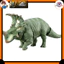 Takara Tomy Ania Jurassic World Sinoceratops Animal Dinosaur Toy, for ages 3 and up.