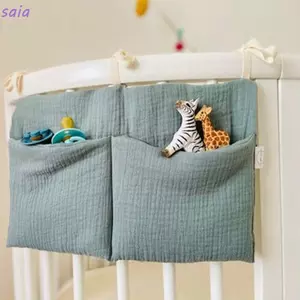 SAIA Túi Bảo Quản, Sản Phẩm Trẻ Sơ Sinh Tã Lưu Trữ Cũi Túi Treo, Tiện Lợi 2 Túi Đa Năng Giường Cot