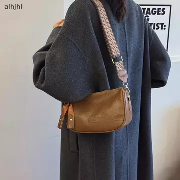 Al Cổ Điển Nhỏ Túi Messenger Cho Phụ Nữ Đơn Giản PU Da Phụ Nữ Gối Vai Túi Thời Trang Nữ Túi Xách Túi Đeo Chéo Túi N