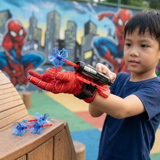 Trẻ Em Anh Hùng Phóng Đồ Chơi Cổ Tay Phi Tiêu Dính An Toàn Không Độc Hại Vải Nhựa Cho Bé Trai Tưởng Tượng Chơi
