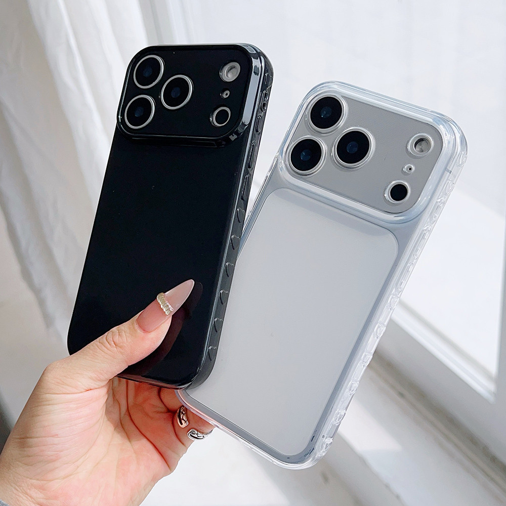 Ốp điện thoại mềm thiết kế trái tim tình yêu đơn giản cho iPhone 17 Pro Max 17 Air 16 Plus 15 14 13 12 11 Vỏ bảo vệ chống sốc